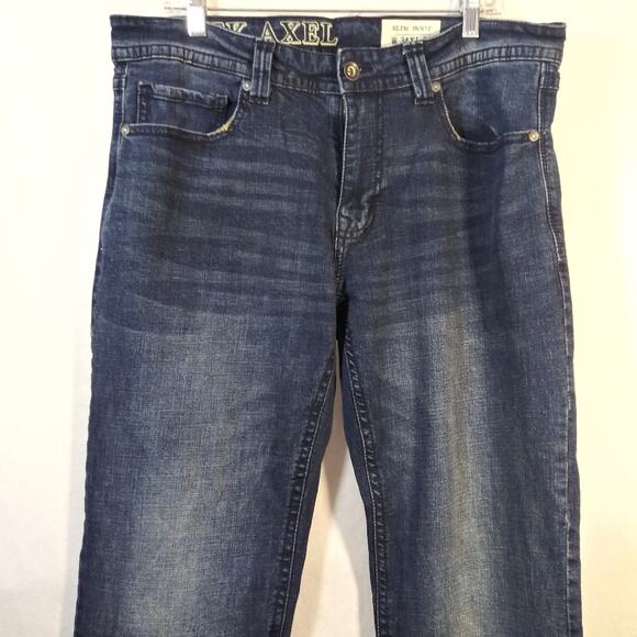 Axel Men's Slim Boot Cut Jeans Size 34X32 - Picture 4 of 12